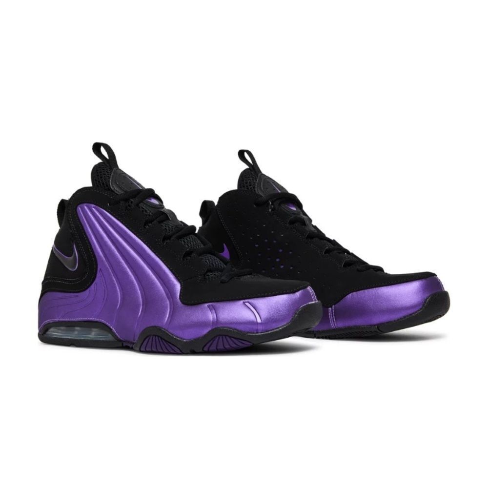 Nike Air Max Wavy BV1342-001 Black/ Eggplant Junior Basketball Shoes Size 5.5Y